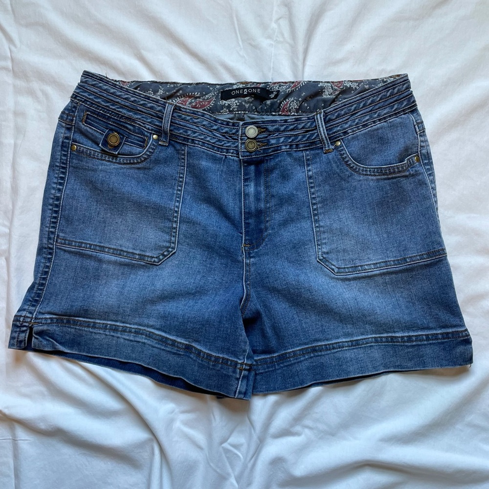 ONE 5 ONE denim jean shorts, Size 16